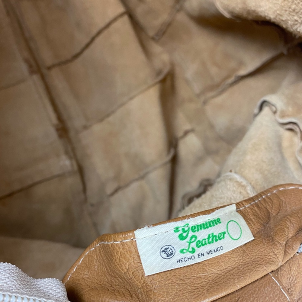 VINTAGE LEATHER weekender - Picture 5 of 10